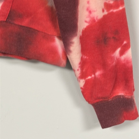 Steve Madden Vibrant Tie Dye Crop Sweatshirt Women's Size L - Picture 4 of 8